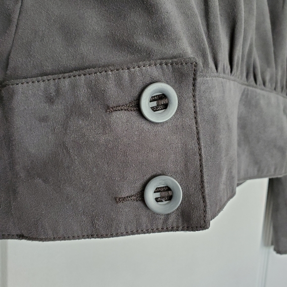 UO | SILENCE + NOISE Seude Grey Light Jacket - Picture 6 of 14